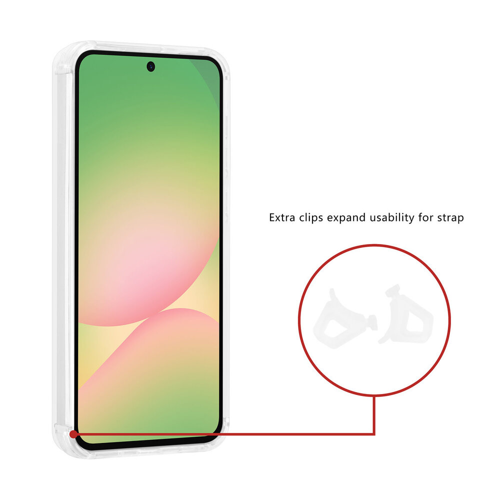 TUNIQ TUNIQ Galaxy A56 Back cover case - Magsafe - Antishock - Transparent TUNIQ TUNIQ Galaxy A56 Back cover case - Magsafe - Antishock - Transparent