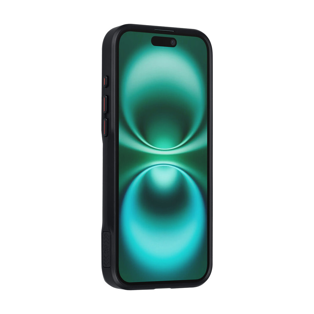 TUNIQ TUNIQ iPhone 16 Plus Back cover case - Magsafe With Ring Stand - Carbon Fiber - Black TUNIQ TUNIQ iPhone 16 Plus Back cover case - Magsafe With Ring Stand - Carbon Fiber - Black