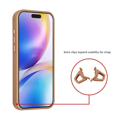 TUNIQ TUNIQ iPhone 15 Pro Max Back cover case - Magsafe - Carbon Fiber - Shockproof - Gold TUNIQ TUNIQ iPhone 15 Pro Max Back cover case - Magsafe - Carbon Fiber - Shockproof - Gold