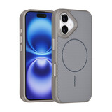 TUNIQ TUNIQ iPhone 16 Backcover hoesje - Magsafe - Carbon Fiber - Shockproof - Grijs TUNIQ TUNIQ iPhone 16 Backcover hoesje - Magsafe - Carbon Fiber - Shockproof - Grijs