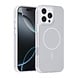 TUNIQ TUNIQ iPhone 16 Pro Max Back cover case - Magsafe - Carbon Fiber - Shockproof - White
