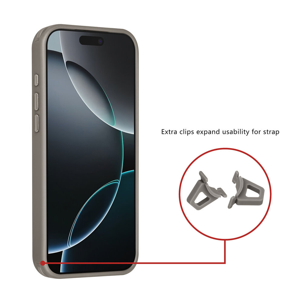 TUNIQ TUNIQ iPhone 16 Pro Max Back cover coque - Magsafe - Carbon Fiber - Shockproof - Gris TUNIQ TUNIQ iPhone 16 Pro Max Back cover coque - Magsafe - Carbon Fiber - Shockproof - Gris