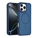 TUNIQ TUNIQ iPhone 16 Pro Max Back-Cover hul - Magsafe - Carbon Fiber - Shockproof - Blau TUNIQ TUNIQ iPhone 16 Pro Max Back-Cover hul - Magsafe - Carbon Fiber - Shockproof - Blau