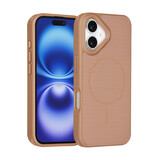 TUNIQ TUNIQ iPhone 17 Back-Cover hul - Magsafe - Carbon Fiber - Shockproof - Gold TUNIQ TUNIQ iPhone 17 Back-Cover hul - Magsafe - Carbon Fiber - Shockproof - Gold