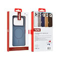 TUNIQ TUNIQ iPhone 17 Pro/iPhone 18 Pro Coque arrière MagSafe Fibre de carbone Antichoc - Bleu