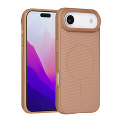 TUNIQ iPhone 17 Air Back-Cover hul - Magsafe - Carbon Fiber - Shockproof - Gold