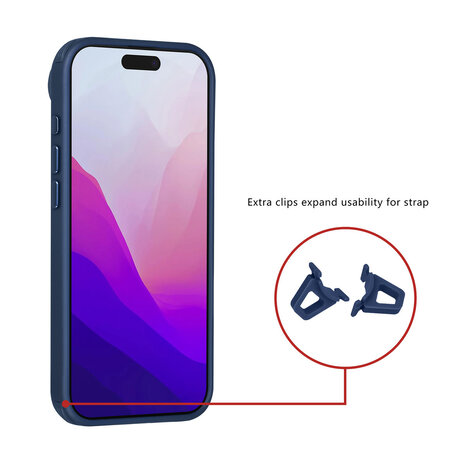 TUNIQ TUNIQ iPhone 17 Air Backcover hoesje - Magsafe - Carbon Fiber - Shockproof - Blauw TUNIQ TUNIQ iPhone 17 Air Backcover hoesje - Magsafe - Carbon Fiber - Shockproof - Blauw