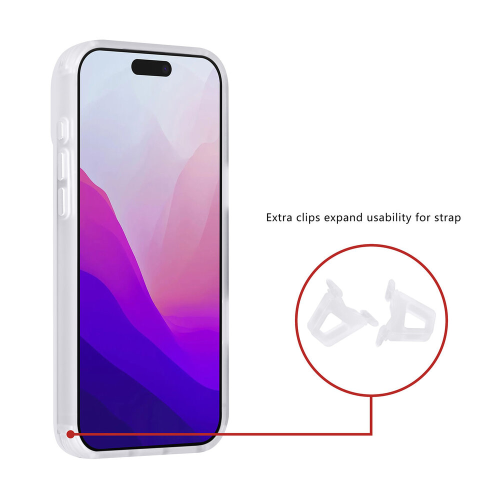 TUNIQ TUNIQ iPhone 17 Pro Max Back cover coque - Magsafe - Carbon Fiber - Shockproof - Blanc TUNIQ TUNIQ iPhone 17 Pro Max Back cover coque - Magsafe - Carbon Fiber - Shockproof - Blanc