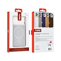 TUNIQ TUNIQ iPhone 17 Pro Max/iPhone 18 Pro Max Coque arrière MagSafe Fibre de carbone Antichoc - Blanc