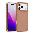 TUNIQ TUNIQ iPhone 17 Pro Max/iPhone 18 Pro Max Coque arrière MagSafe Fibre de carbone Antichoc - Doré