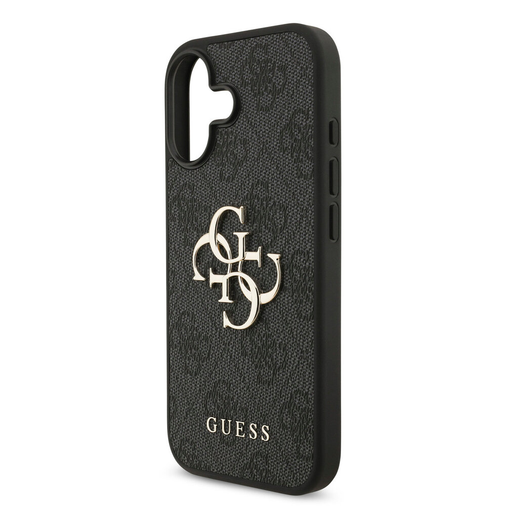Guess Guess iPhone 17 Back-Cover hul - 4G - Big Metal Logo - Schwarz Guess Guess iPhone 17 Back-Cover hul - 4G - Big Metal Logo - Schwarz