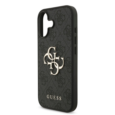 Guess Guess iPhone 17 Backcover hoesje - 4G - Big Metal Logo - Zwart Guess Guess iPhone 17 Backcover hoesje - 4G - Big Metal Logo - Zwart
