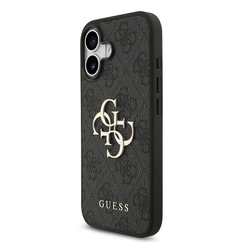Guess Guess iPhone 17 Back cover case - 4G - Big Metal Logo - Black Guess Guess iPhone 17 Back cover case - 4G - Big Metal Logo - Black
