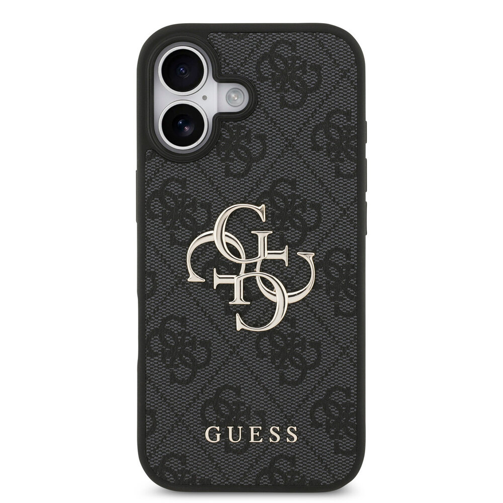 Guess Guess iPhone 17 Back cover case - 4G - Big Metal Logo - Black Guess Guess iPhone 17 Back cover case - 4G - Big Metal Logo - Black