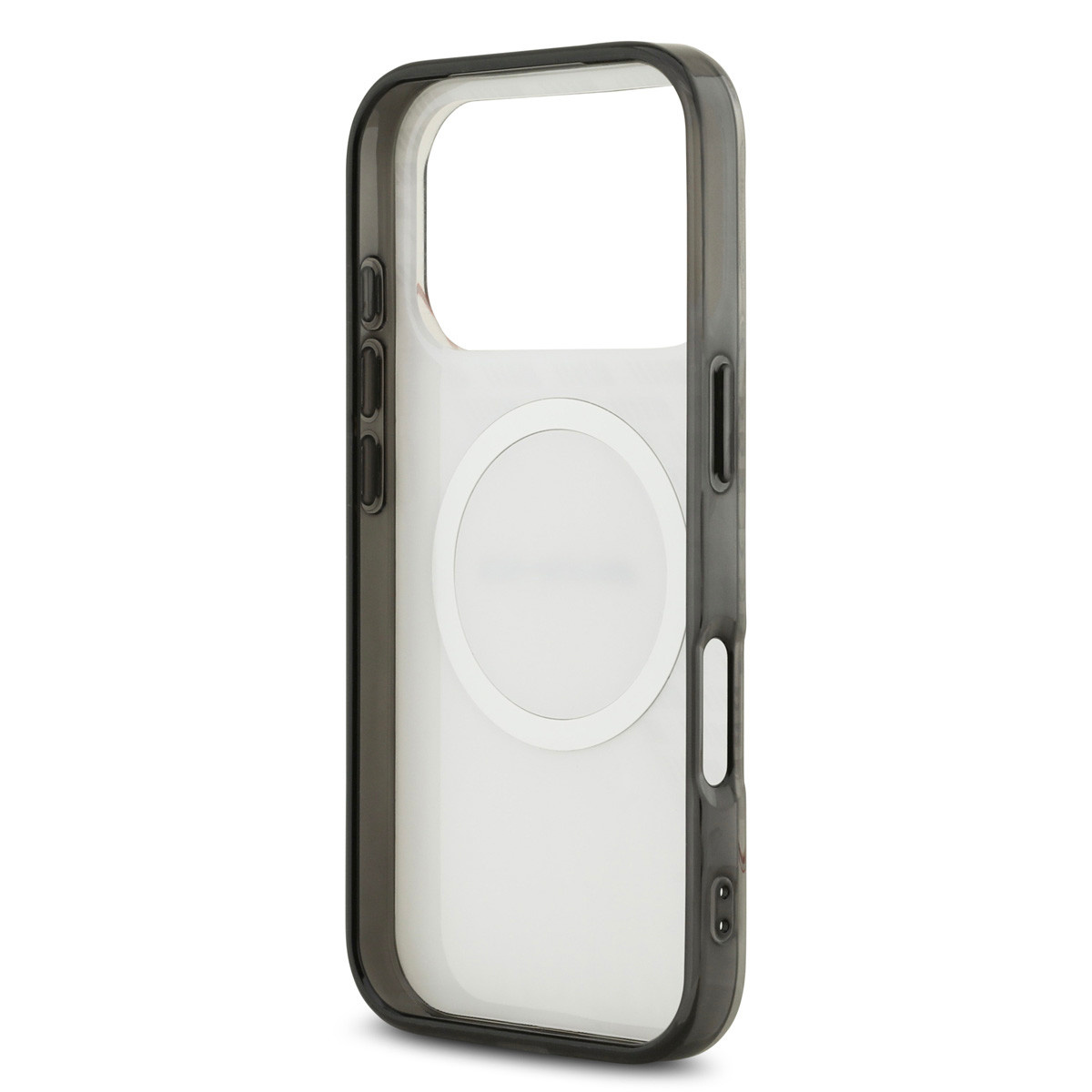 AMG AMG iPhone 17 Pro Backcover hoesje - Magsafe - Double Layer - Red Line - Wit, foto 6 van 6