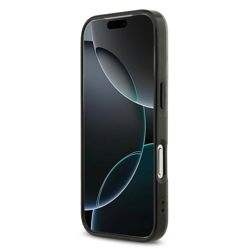 AMG AMG iPhone 17 Pro Back-Cover hul - Magsafe - Double Layer - Transparent Rhombs Repeat - Weiß AMG AMG iPhone 17 Pro Back-Cover hul - Magsafe - Double Layer - Transparent Rhombs Repeat - Weiß