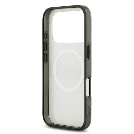 AMG AMG iPhone 17 Pro Backcover hoesje - Magsafe - Double Layer - Transparent Rhombs Repeat - Wit AMG AMG iPhone 17 Pro Backcover hoesje - Magsafe - Double Layer - Transparent Rhombs Repeat - Wit