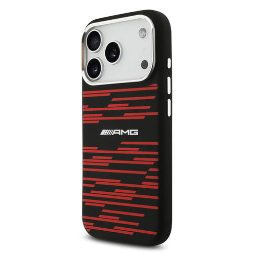 AMG AMG iPhone 17 Pro/iPhone 18 Pro Handyhülle MagSafe Grafik mit roten Linien - Schwarz