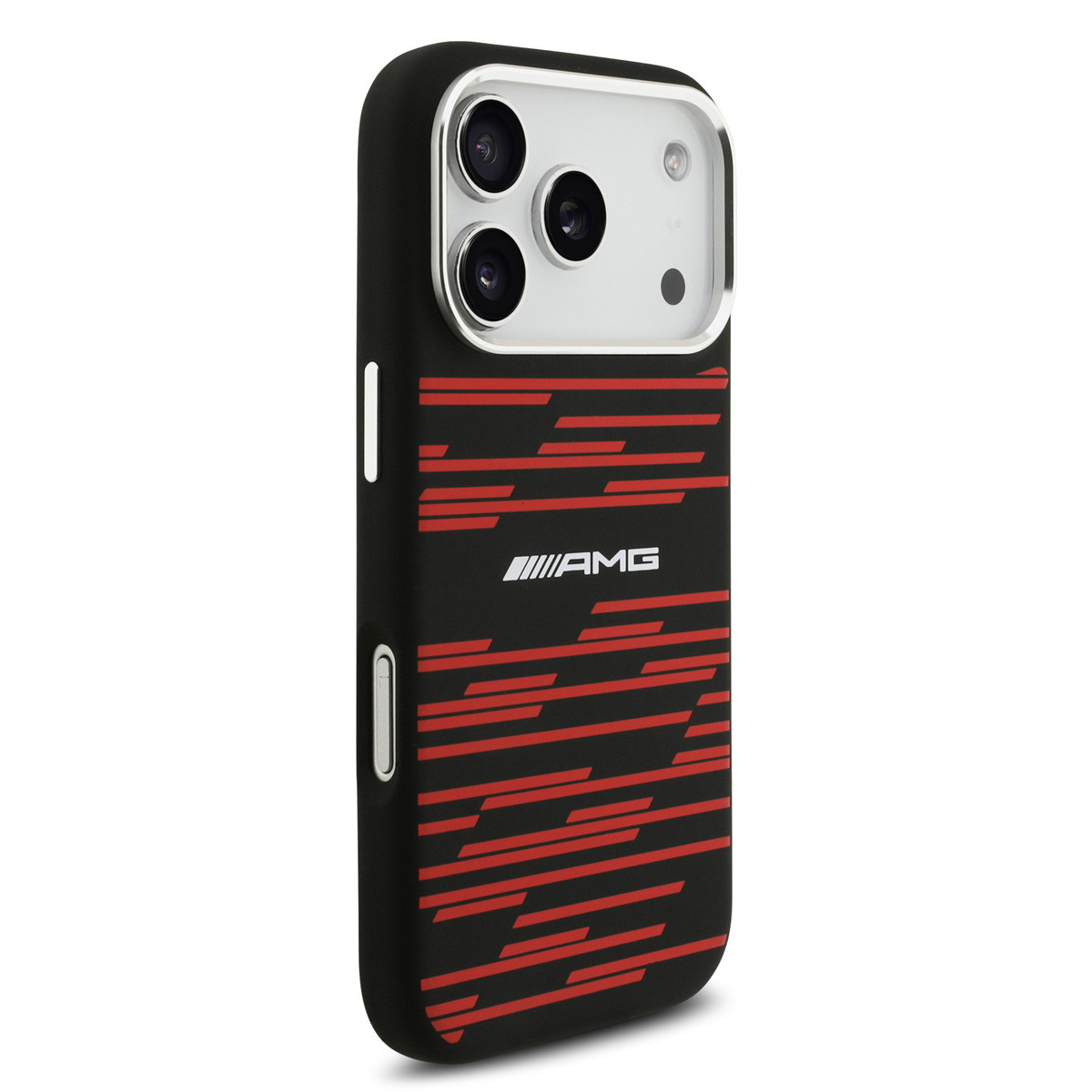 AMG AMG iPhone 17 Pro Backcover hoesje - Magsafe - Red Line Graphics - Zwart, foto 4 van 6