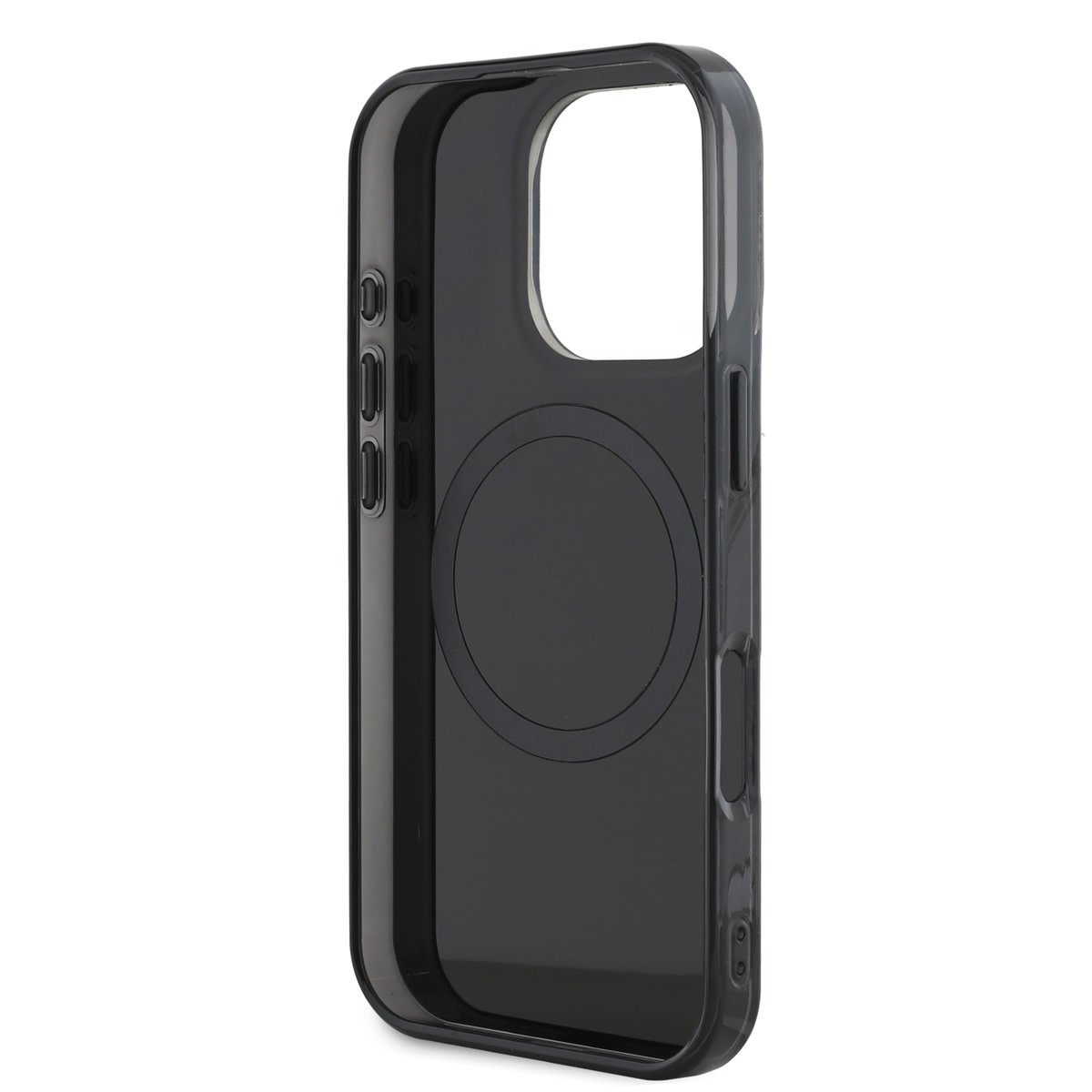 AMG AMG iPhone 16 Pro Backcover hoesje - Magsafe - Double Layer - Red Line - Zwart, foto 6 van 6