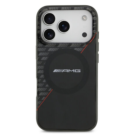 AMG AMG iPhone 17 Pro Back-Cover hul - Magsafe - Double Layer - Red Line - Schwarz AMG AMG iPhone 17 Pro Back-Cover hul - Magsafe - Double Layer - Red Line - Schwarz
