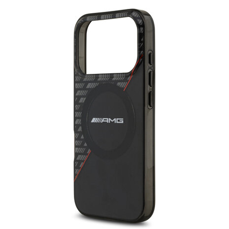 AMG AMG iPhone 17 Pro Back cover case - Magsafe - Double Layer - Red Line - Black AMG AMG iPhone 17 Pro Back cover case - Magsafe - Double Layer - Red Line - Black