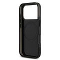 AMG AMG iPhone 17 Pro/iPhone 18 Pro Coque arrière MagSafe Double couche Ligne rouge - Noir