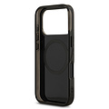 AMG AMG iPhone 17 Pro/iPhone 18 Pro Coque arrière MagSafe Double couche Ligne jaune - Noir