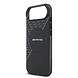 AMG AMG iPhone 17 Air Backcover hoesje - Magsafe - Double Layer - Yellow Line - Zwart