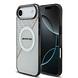 AMG AMG iPhone 17 Air Backcover hoesje - Magsafe - Double Layer - Red Line - Wit