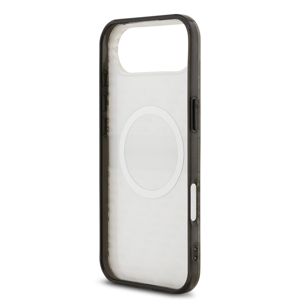 AMG AMG iPhone 17 Air Back-Cover hul - Magsafe - Double Layer - Transparent Rhombs Repeat - Weiß AMG AMG iPhone 17 Air Back-Cover hul - Magsafe - Double Layer - Transparent Rhombs Repeat - Weiß