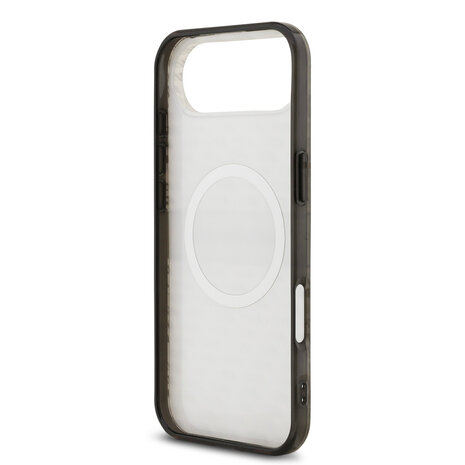 AMG AMG iPhone 17 Air Back-Cover hul - Magsafe - Double Layer - Transparent Rhombs Repeat - Weiß AMG AMG iPhone 17 Air Back-Cover hul - Magsafe - Double Layer - Transparent Rhombs Repeat - Weiß