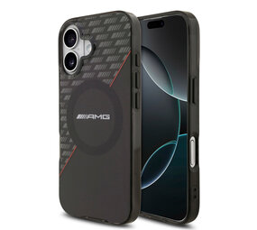 AMG AMG iPhone 17 Back cover coque - Magsafe - Double Layer - Red Line - Noir AMG AMG iPhone 17 Back cover coque - Magsafe - Double Layer - Red Line - Noir