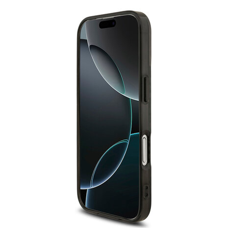 AMG AMG iPhone 17 Back-Cover hul - Magsafe - Double Layer - Yellow Line - Schwarz AMG AMG iPhone 17 Back-Cover hul - Magsafe - Double Layer - Yellow Line - Schwarz