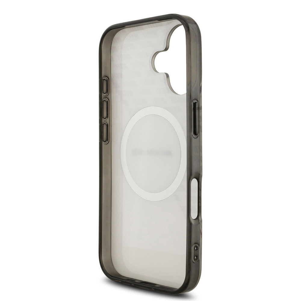 AMG AMG iPhone 17 Back cover coque - Magsafe - Double Layer - Red Line - Blanc AMG AMG iPhone 17 Back cover coque - Magsafe - Double Layer - Red Line - Blanc