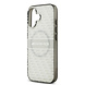 AMG AMG iPhone 17 Back cover coque - Magsafe - Double Layer - Transparent Rhombs Repeat - Blanc AMG AMG iPhone 17 Back cover coque - Magsafe - Double Layer - Transparent Rhombs Repeat - Blanc