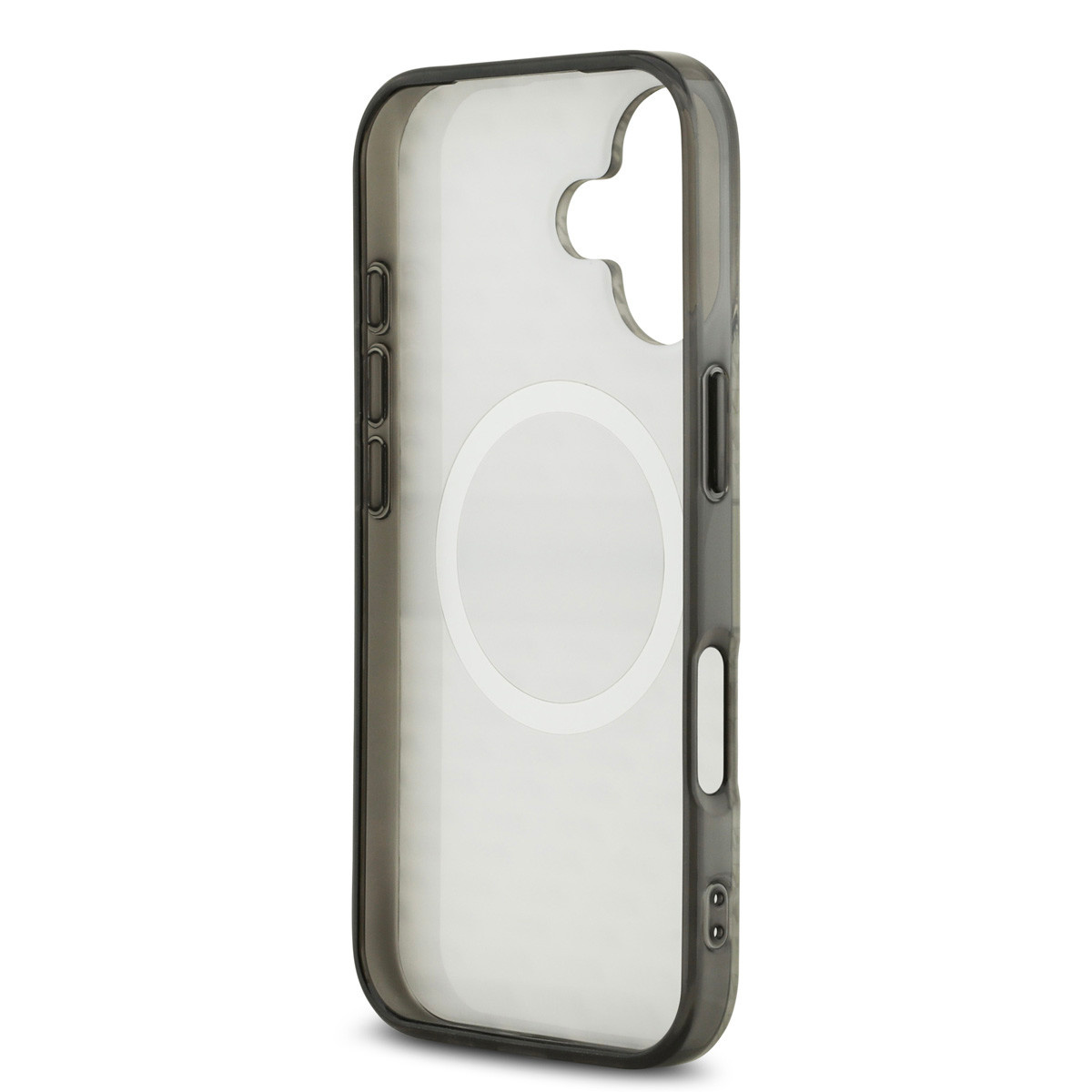 AMG AMG iPhone 17 Backcover hoesje - Magsafe - Double Layer - Transparent Rhombs Repeat - Wit, foto 6 van 6