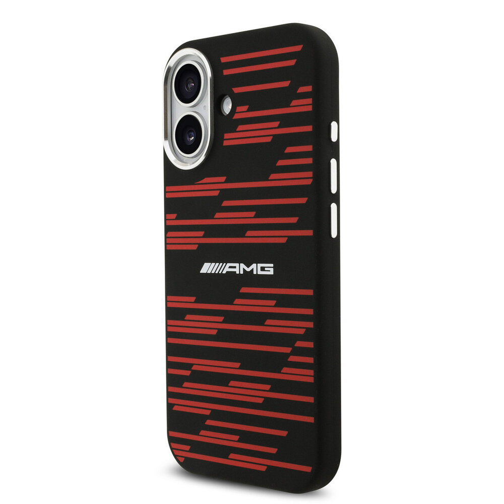 AMG AMG iPhone 17 Back-Cover hul - Magsafe - Red Line Graphics - Schwarz AMG AMG iPhone 17 Back-Cover hul - Magsafe - Red Line Graphics - Schwarz