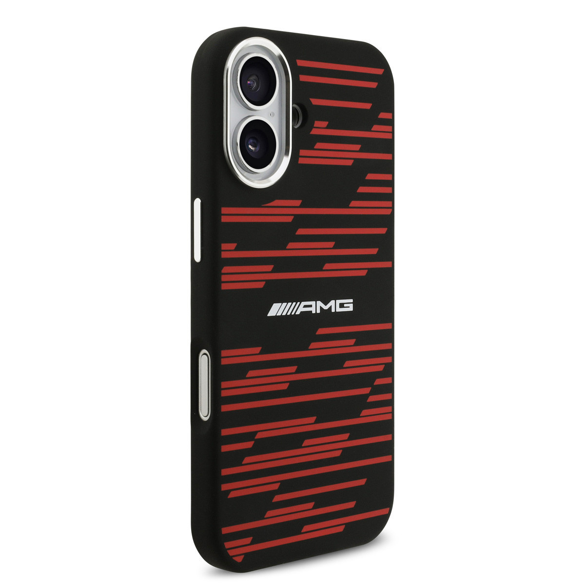 AMG AMG iPhone 17 Backcover hoesje - Magsafe - Red Line Graphics - Zwart, foto 4 van 6