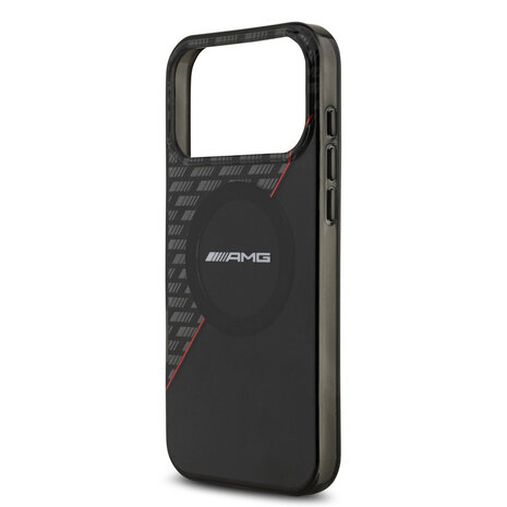 AMG AMG iPhone 17 Pro Max Back cover coque - Magsafe - Double Layer - Red Line - Noir AMG AMG iPhone 17 Pro Max Back cover coque - Magsafe - Double Layer - Red Line - Noir