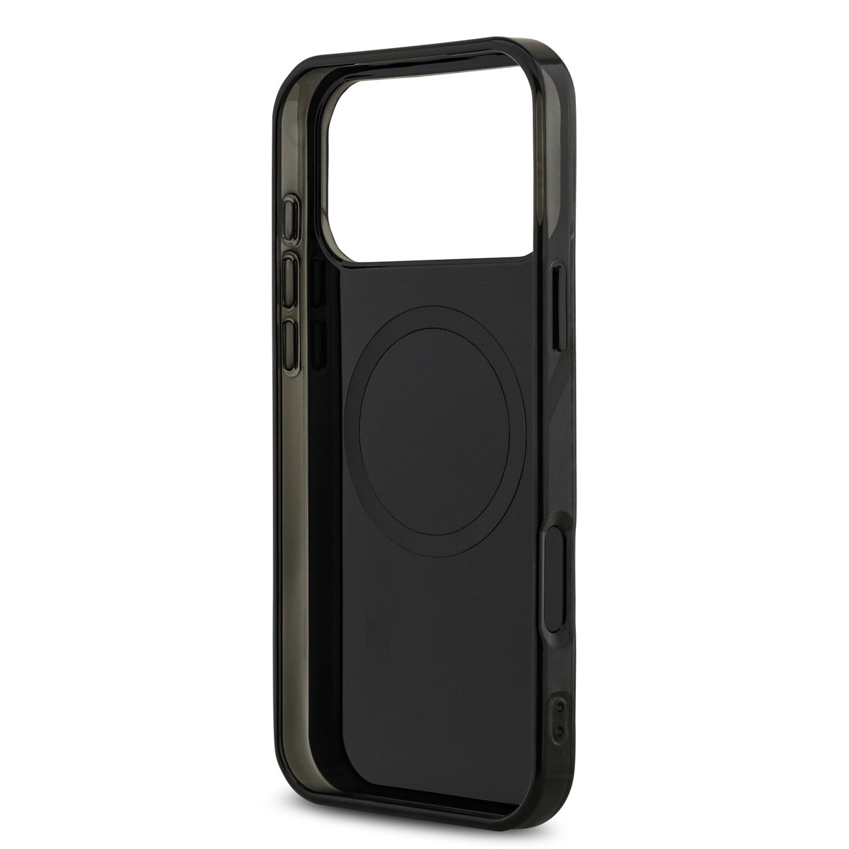 AMG AMG iPhone 17 Pro Max Backcover hoesje - Magsafe - Double Layer - Red Line - Zwart, foto 6 van 6