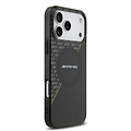 AMG AMG iPhone 17 Pro Max/iPhone 18 Pro Max Coque arrière MagSafe Double couche Ligne jaune - Noir