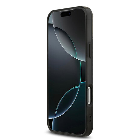 AMG AMG iPhone 17 Pro Max Back cover coque - Magsafe - Double Layer - Yellow Line - Noir AMG AMG iPhone 17 Pro Max Back cover coque - Magsafe - Double Layer - Yellow Line - Noir