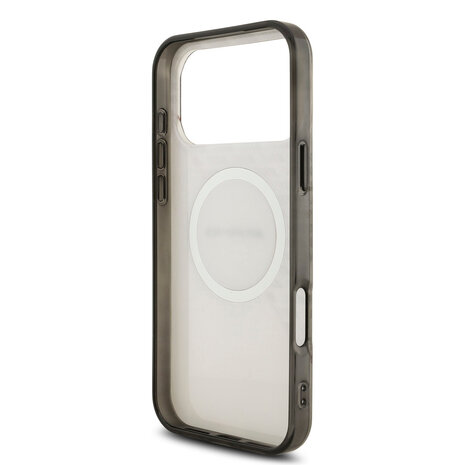 AMG AMG iPhone 17 Pro Max Backcover hoesje - Magsafe - Double Layer - Red Line - Wit AMG AMG iPhone 17 Pro Max Backcover hoesje - Magsafe - Double Layer - Red Line - Wit