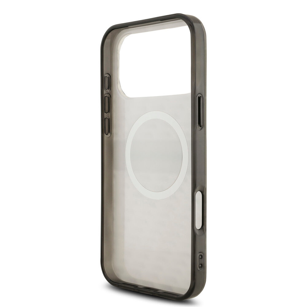 AMG AMG iPhone 17 Pro Max Back cover case - Magsafe - Double Layer - Transparent Rhombs Repeat - White AMG AMG iPhone 17 Pro Max Back cover case - Magsafe - Double Layer - Transparent Rhombs Repeat - White