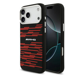 AMG AMG iPhone 17 Pro Max Backcover hoesje - Magsafe - Red Line Graphics - Zwart AMG AMG iPhone 17 Pro Max Backcover hoesje - Magsafe - Red Line Graphics - Zwart