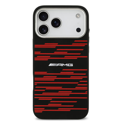 AMG AMG iPhone 17 Pro Max Backcover hoesje - Magsafe - Red Line Graphics - Zwart