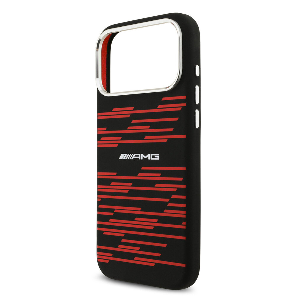 AMG AMG iPhone 17 Pro Max Backcover hoesje - Magsafe - Red Line Graphics - Zwart