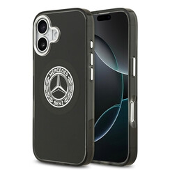 Mercedes-Benz iPhone 17 Back cover coque - Magsafe - Double Layer - Vintage Logo - Noir