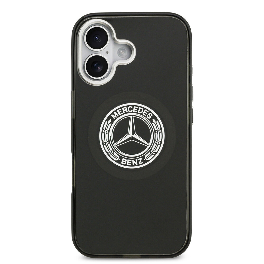 Mercedes-Benz Mercedes-Benz iPhone 17 Back cover case - Magsafe - Double Layer - Vintage Logo - Black Mercedes-Benz Mercedes-Benz iPhone 17 Back cover case - Magsafe - Double Layer - Vintage Logo - Black